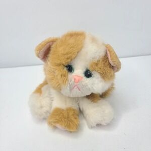 Vintage Tyco Kitty Kitty Kittens Jungle Kitten Orange‎ White Cub Plush Cat 1993